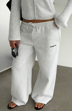 Not Changing Wide Leg Sweatpants Grey Marle