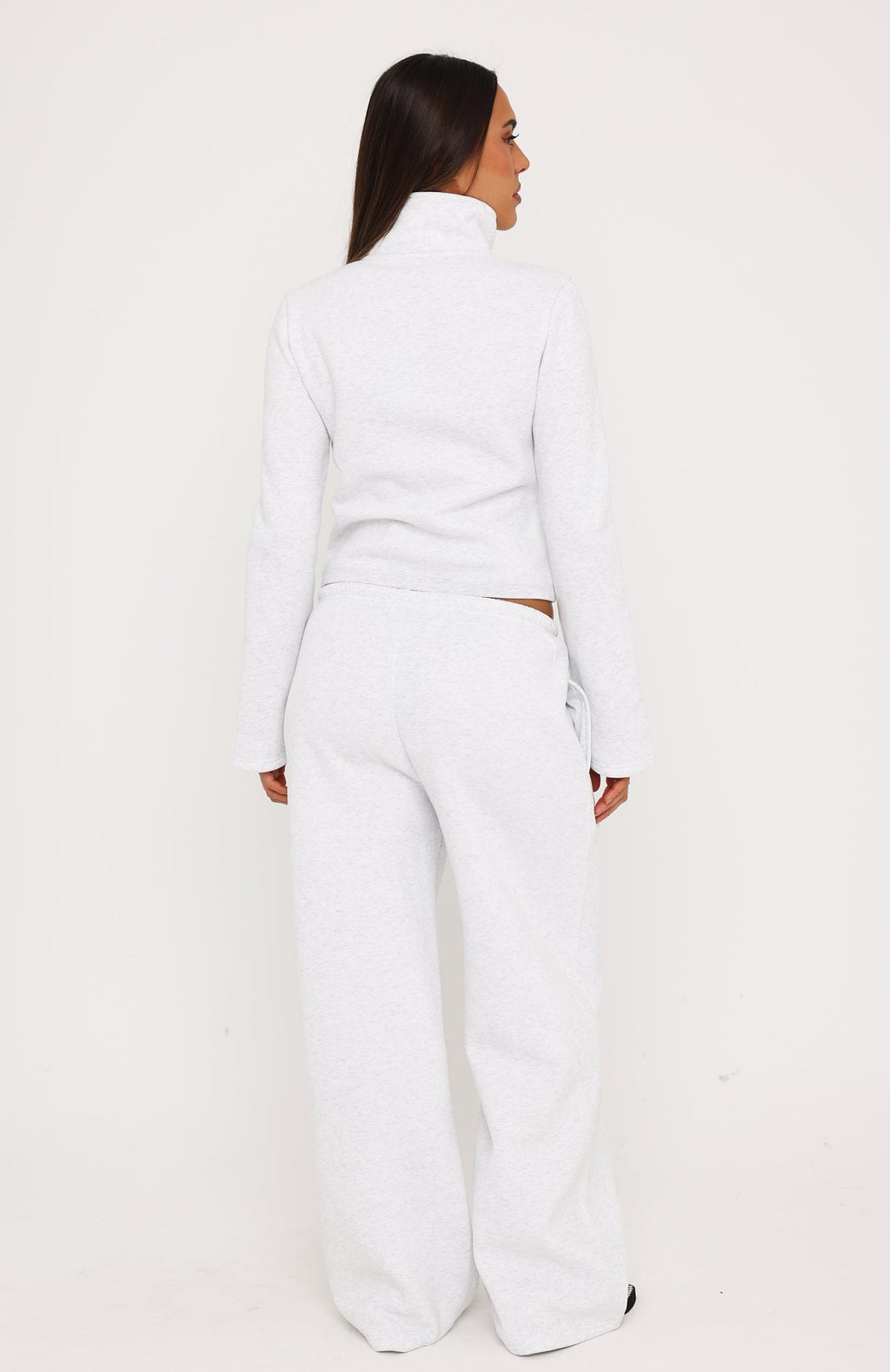 Not Changing Wide Leg Sweatpants Grey Marle