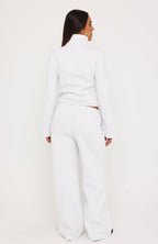 Not Changing Wide Leg Sweatpants Grey Marle