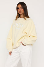 Major Upgrade Oversized Drop Shoulder Sweater Butter