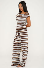 Can't Catch Me Knit Pants Seaside Stripe