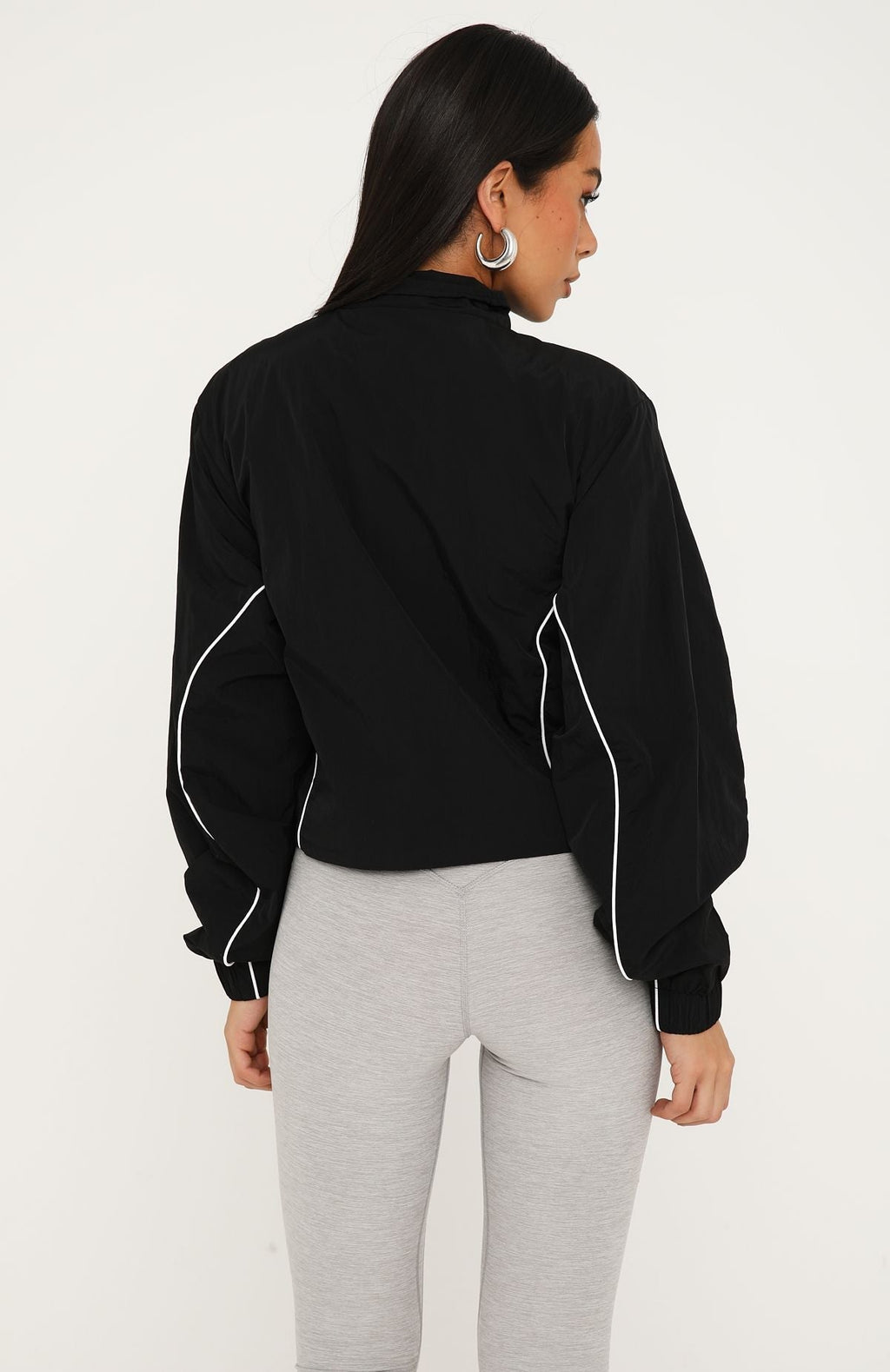 Guide Me Windbreaker Jacket Black
