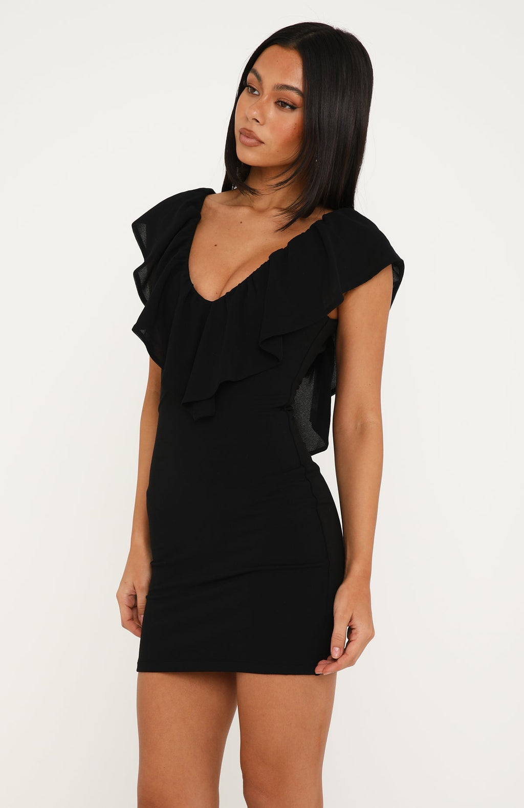 Secret Angel Mini Dress Black
