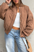 Soft Love Bomber Jacket Mocha
