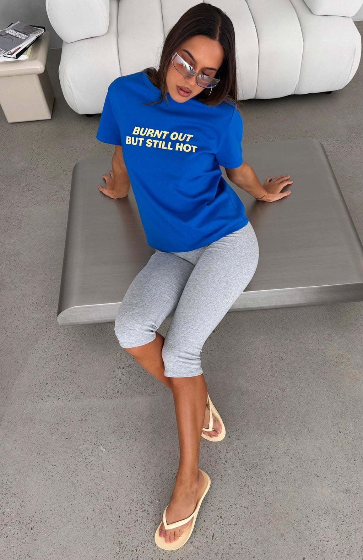 Still Hot Tee Blue