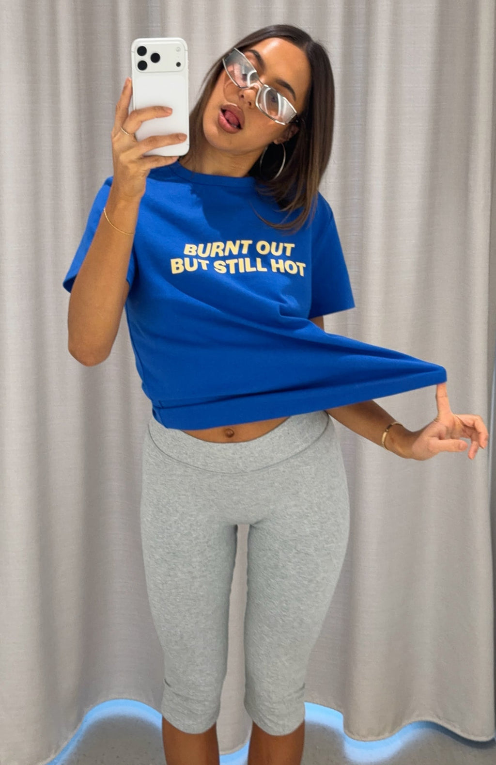 Still Hot Tee Blue