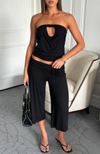 Valerie 3/4 Pants Black