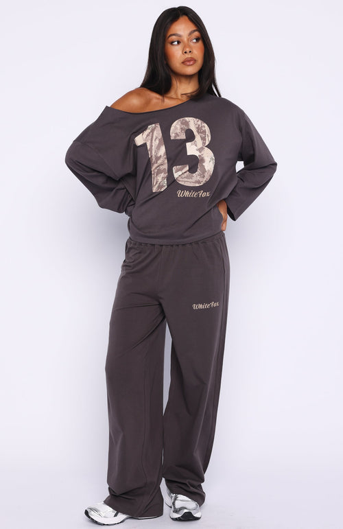 All A Dream Track Pants Charcoal