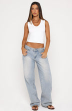 All Around You V Neck Tank Top White