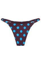 Amina Bottoms Cocoa Blue Polka Dot