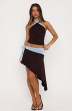 Babyfire Top Choc/Baby Blue