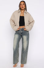 Back To Friends Jacket Sand