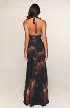 Cherish The Thought Maxi Dress Midnight Silk