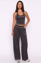 Chill In Style Halter Top Charcoal