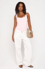 Chill Vibes Tank Top Baby Pink