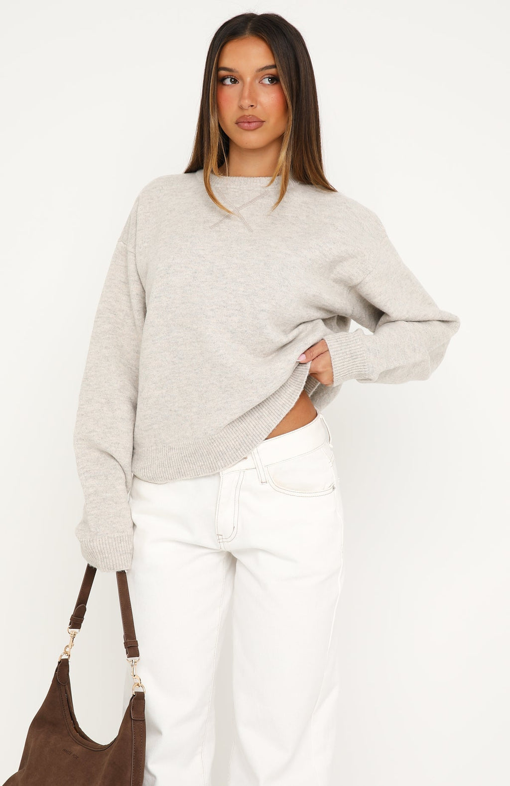 Chrishelle Knit Sweater Oat