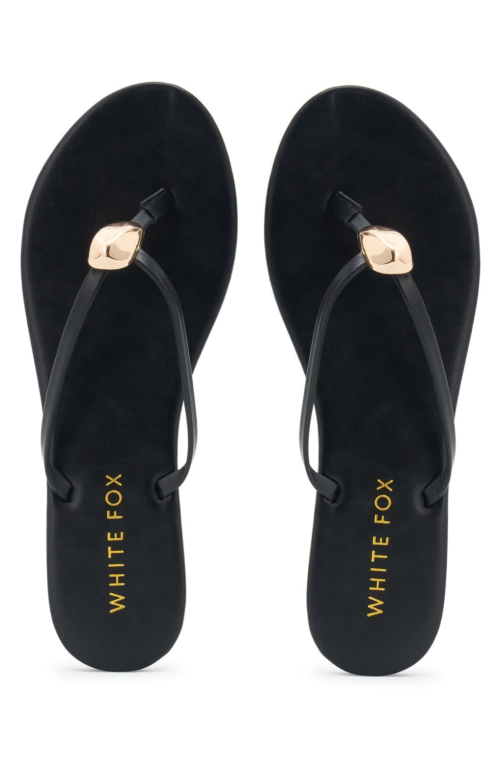 Colt Thong Sandals Black PU