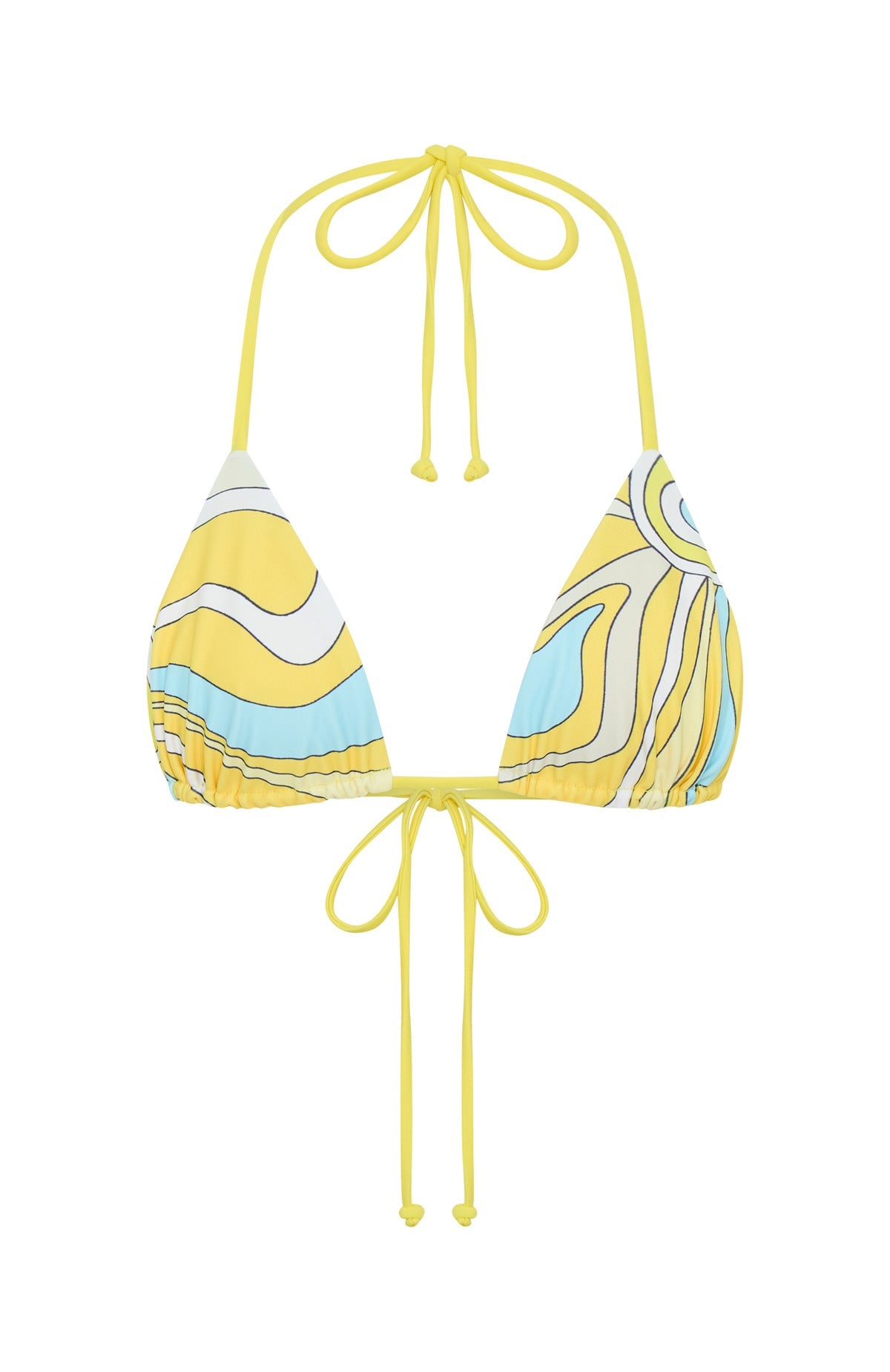 Coolum Reversible Bikini Top Lemontini Fizz