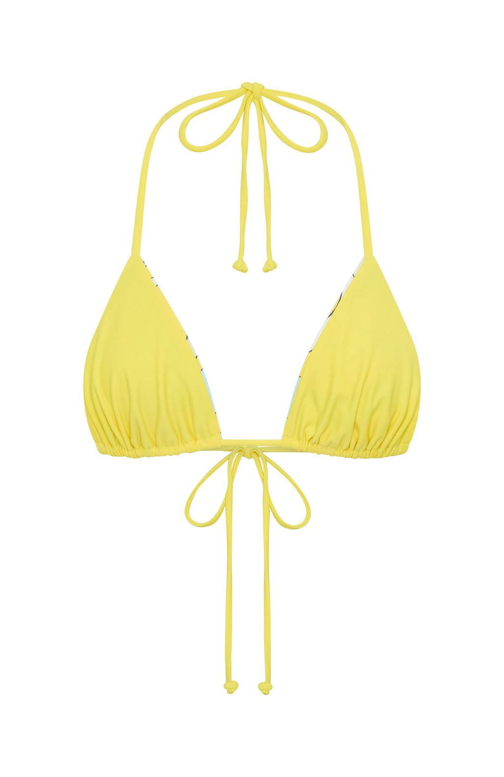 Coolum Reversible Bikini Top Lemontini Fizz