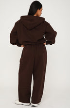 Core Classic Barrel Leg Sweatpants Chocolate