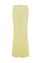 Costa Del Sol Knit Maxi Skirt Lemon