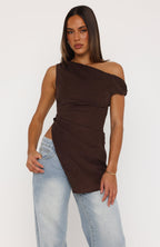 Darling Dreamscape Top Chocolate