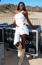 Desert Dreams Mini Skirt Cream