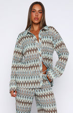 Doll Behaviour Long Sleeve Shirt Ocean Waves