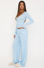 Dreamy Pyjama Pants Blue Ditsy