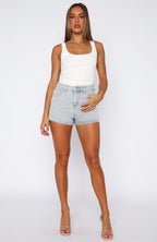 Emerson Denim Shorts Glacier Blue Wash