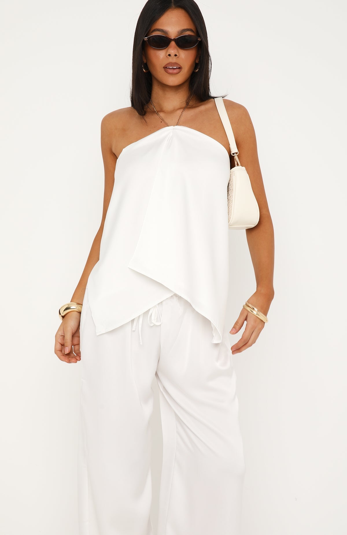 Fallen Grace Top White