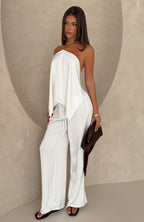Fallen Glance Pants White