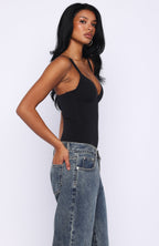 Feel Your Love Bodysuit Black