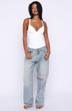 Feel Your Love Bodysuit White