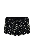 Festival Feels Studded Shorts Black