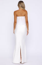 Forever Starts Now Maxi Skirt Off White