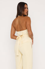Fun In The Sun Halter Top Lemon