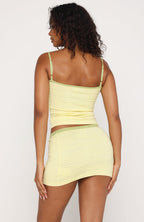Gave You A Reason Knit Singlet Lemon Lime