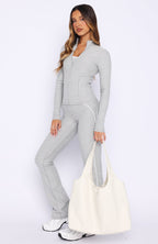 Maxton Nylon Shoulder Bag Cream