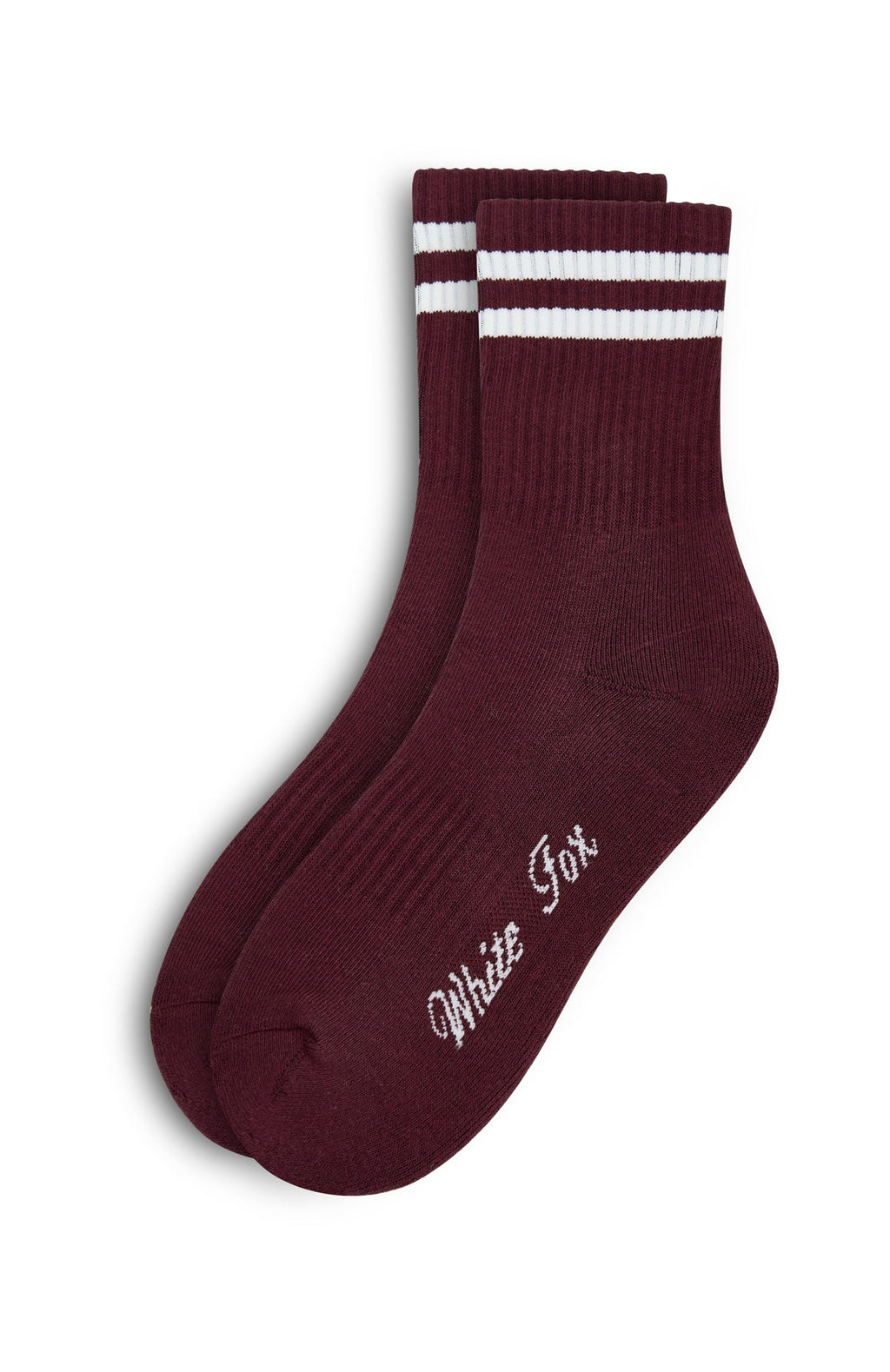 Grounded Socks Merlot/Cream