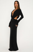 Heaven's Heart Maxi Dress Black