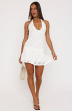 Heavenly Angel Mini Dress White