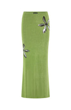 Tide And Bloom Knit Maxi Skirt Kiwi