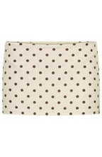 Island Babe Skort Cream/Choc Polka Dot