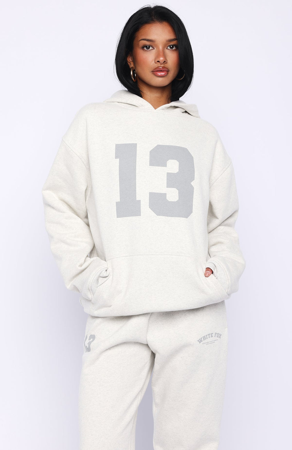 It's Your Chance Oversized Hoodie Grey Marle