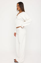 Kassandra Knit Pants Off White