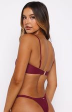 Kaya Bikini Top Sangria