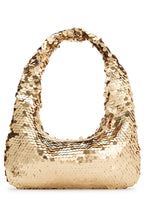 Kole Sequin Shoulder Bag Gold