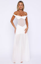 Let's Get Married Maxi Dress Off White