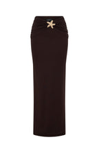 Lil Mermaid Maxi Skirt Chocolate